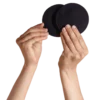 Carriwell Washable Breast Pads Black (6 stk)
