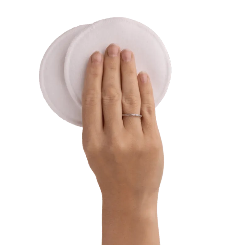 Carriwell Washable Breast Pads White (6 stk)