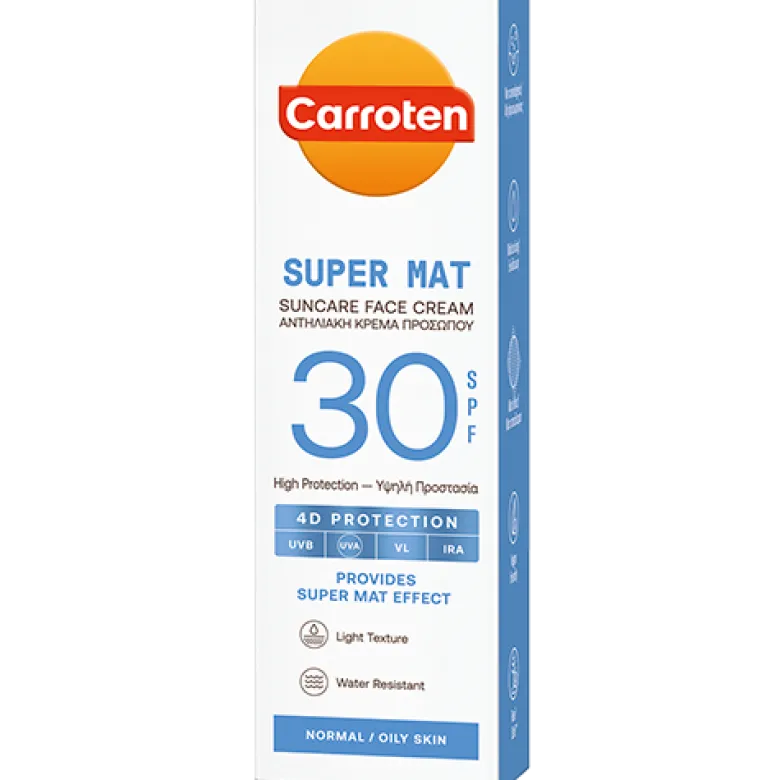Carroten Face Super Mat Cream SPF 30 (50 ml)