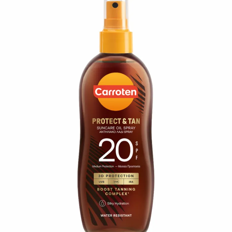 Carroten Protect & Tan Body Oil Spray SPF 20 (150 ml)