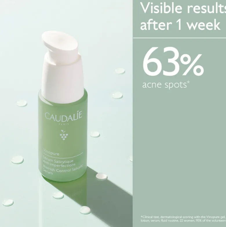 Caudalie Vinopure Blemish Control Salicylic Serum (30 ml)