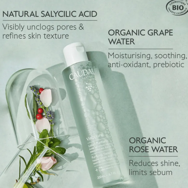 Caudalie Vinopure Purifying Toner (200 ml)