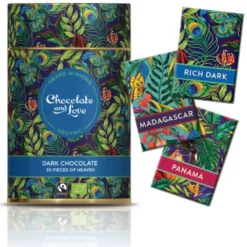Chocolate & Love Gavedåse Chokolade Rich Dark Ø (30 stk)