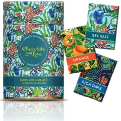 Chocolate & Love Gavedåse Dark Chocolate Ø (30 stk)