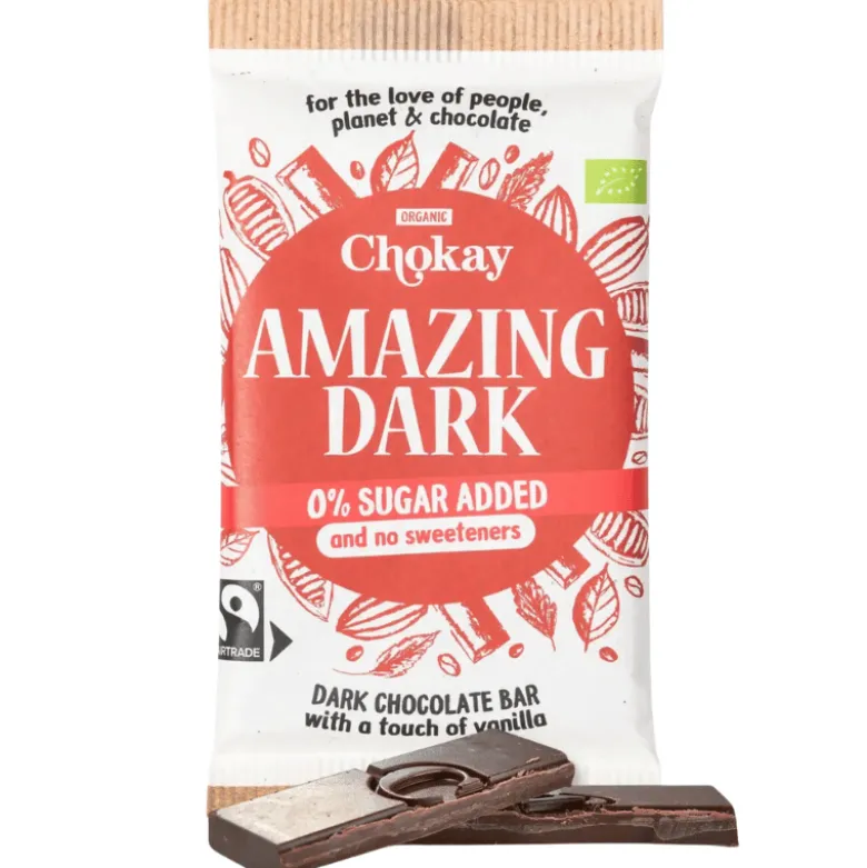 Chokay Amazing Dark 54% Chokolade Bar Ø (70 g)