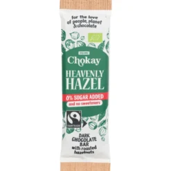 Chokay Dark Heavenly Hazel Chokolade Bar Ø (30 g)