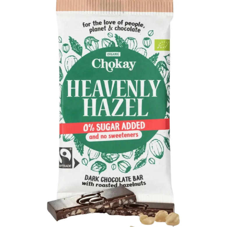 Chokay Heavenly Hazel 54% Chokolade Bar Ø (70 g)
