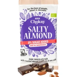 Chokay Salty Almond 54% Chokolade Bar Ø (70 g)
