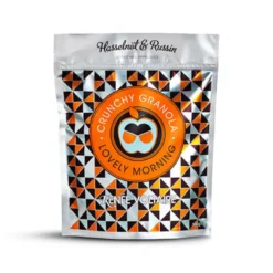 Chrunchy Granola m. Hasselnød og Rosin (500 gr)
