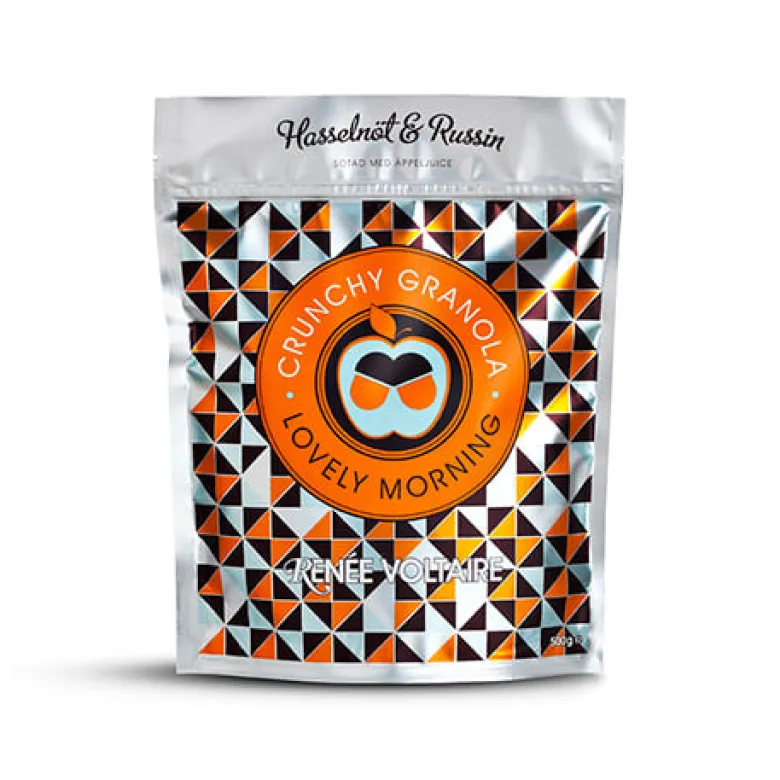Chrunchy Granola m. Hasselnød og Rosin (500 gr)