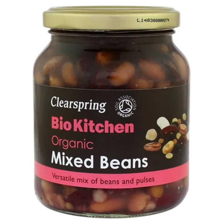 Clearspring Blandede bønner Ø (360 gr.)