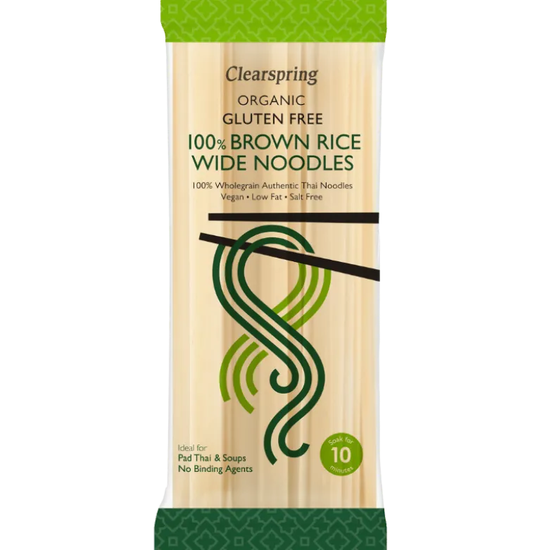 Clearspring 100% Brun Ris Nudler Wide Ø (200 g)