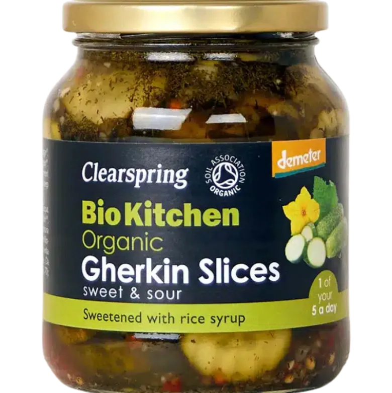 Clearspring Drueagurker I Skiver Biodynamisk Ø (350 g)