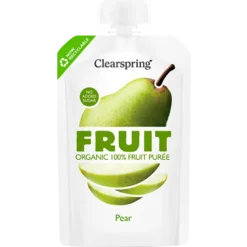 Clearspring 100% Fruit Puré Pære Ø (100 g)