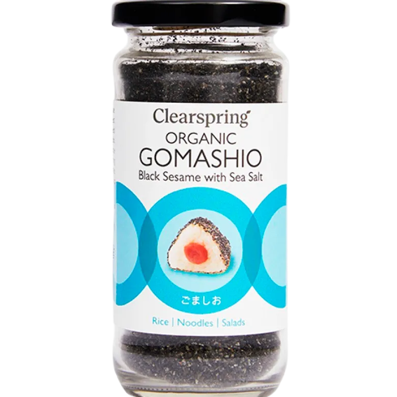 Clearspring Gomasio Sort Sesam M. Havsalt Ø (100 g)