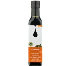 Clearspring Græskarkerne Olie Ristet Ø (250 ml)