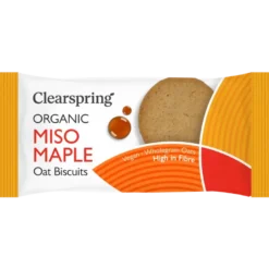 Clearspring Havrekiks Miso/Ahorn Ø (40 g)