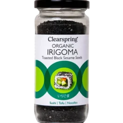 Clearspring Irigoma Ristede Sorte Sesamfrø Hele Ø (100 g)