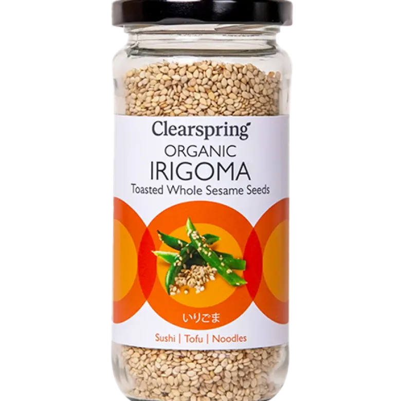 Clearspring Irigoma Ristede Hele Sesamfrø Ø (100 g)