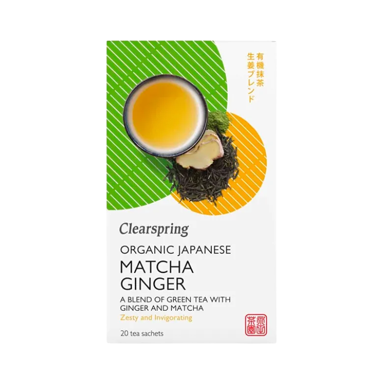 Clearspring Matcha Ginger (20 breve)