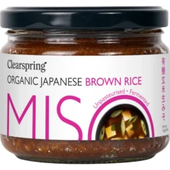 Clearspring Miso Brown Rice I Glas Upasteuriseret Ø (300 g)