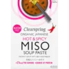 Clearspring Miso Soup Paste Hot & Krydret Ø (4 x 15 g)