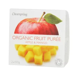 Clearspring Organic Frugtpuré Æble & Mango Ø (200 gr)