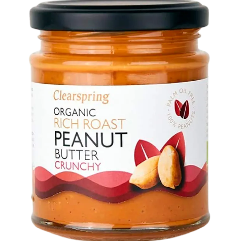 Clearspring Peanutbutter Crunchy Ø (170 g)