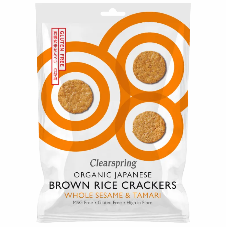 Clearspring Rice Cracker Sesame Ø (40 g)