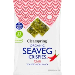 Clearspring Seaveg Crispies Chili Tang Chips Ø (4 g)