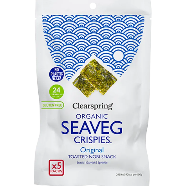 Clearspring Seaveg Crispies Tang Chips Ø - Multipack (5x4g)