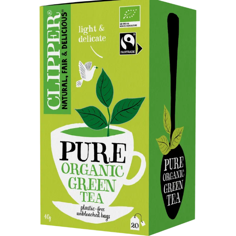 Clipper Grøn Te Ø (40 g)