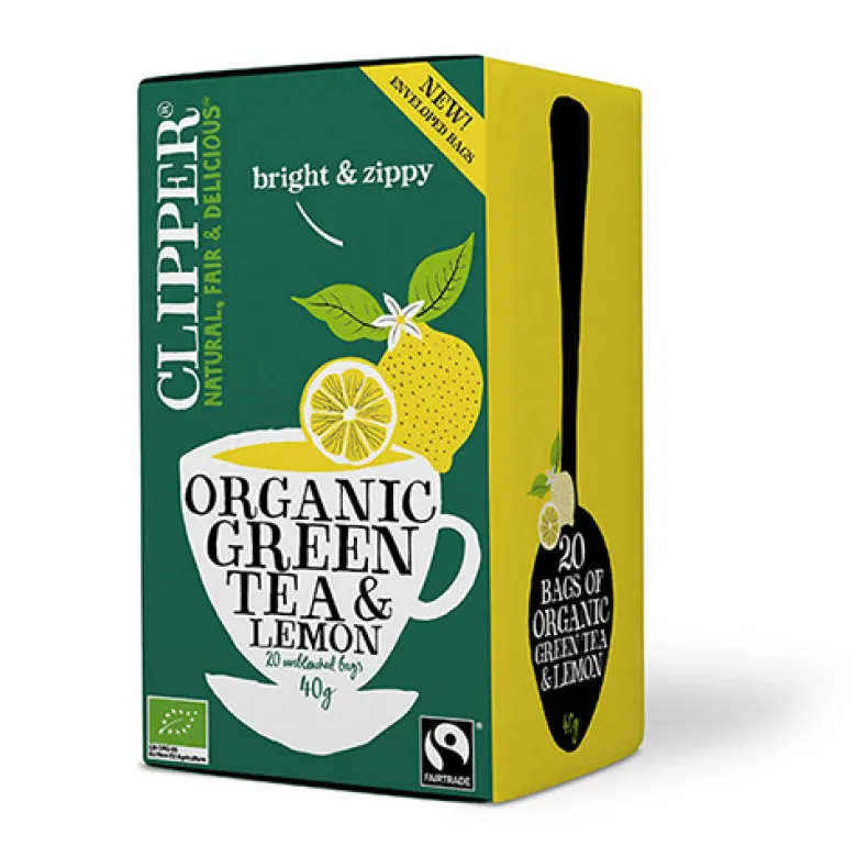 Clipper Grøn Te m. Citron Ø (1 pk)