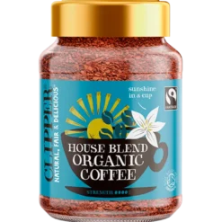 Clipper Instant Kaffe House Blend Fairtrade Ø (100 g)