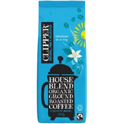 Clipper Kaffe House Blend Malet Ø (227 g)