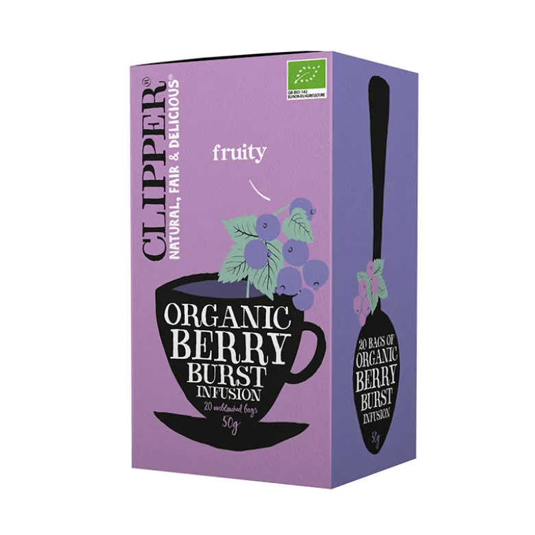 Clipper Organic Berry Burst Te Ø (20 br)