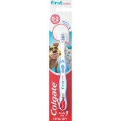 Colgate First Smiles 0-2 År Tandbørste Ass. Farve (1 stk)