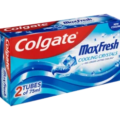 Colgate Max Fresh Cooling Crystals Tandpasta (2 x 75 ml)