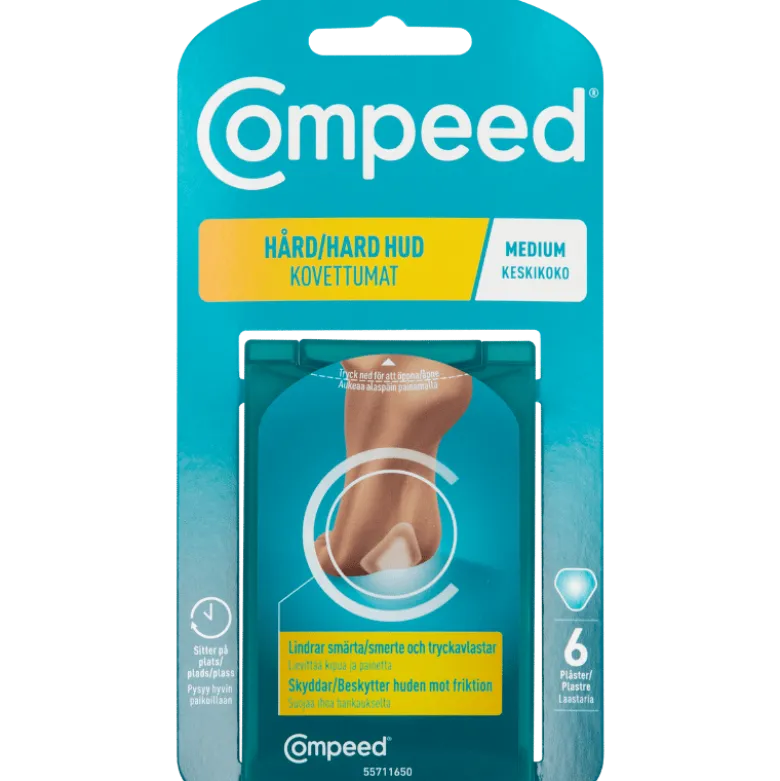 Compeed Hår Hud Plaster - Medium (6 stk)