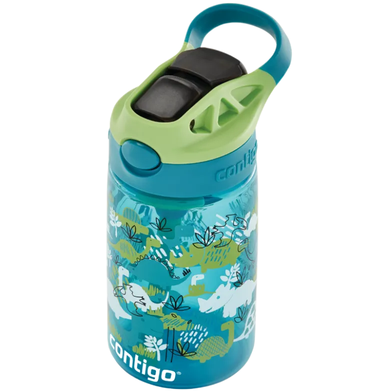 Contigo Drikkeflaske Easy Clean Green dino body (420 ml)
