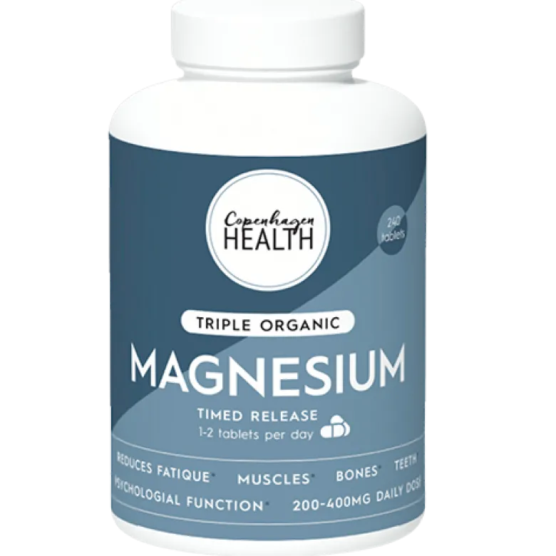 Copenhagen Health Organic Triple Magnesium (240 tabl)