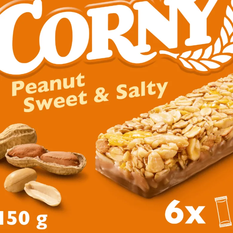Corny Peanut Sweet & Salty (6x25 g)
