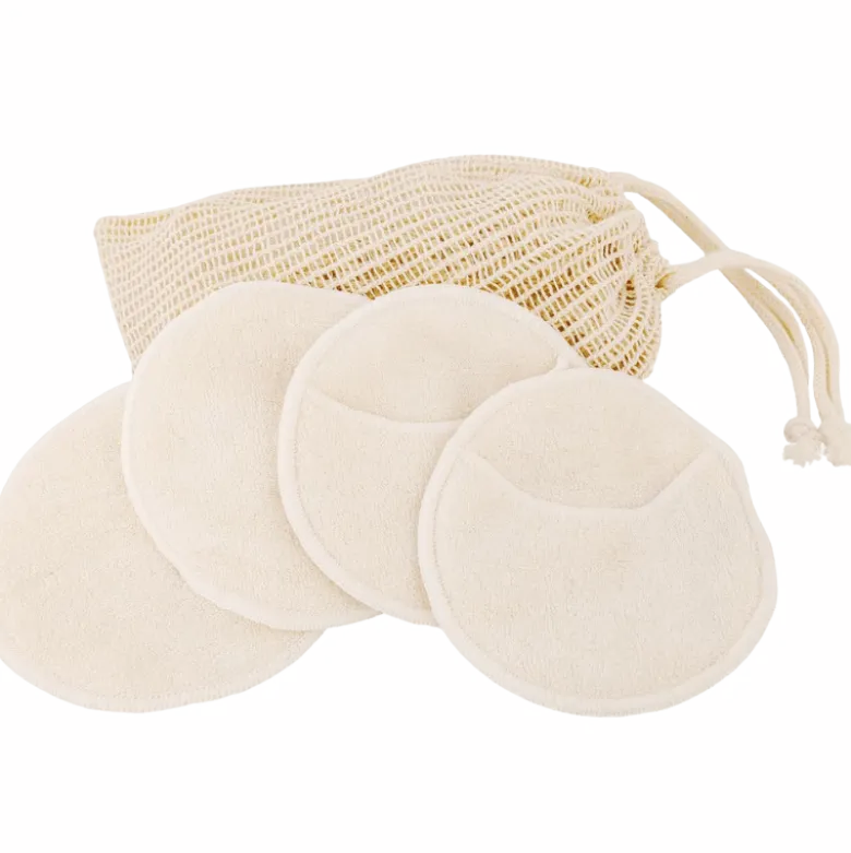 Croll & Denecke Facial Pads In Ramie Washing Bag (4 stk)