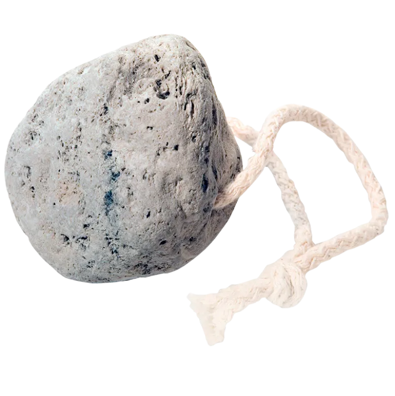 Croll & Denecke Pimpsten Natur (Vulkanlava) med snor