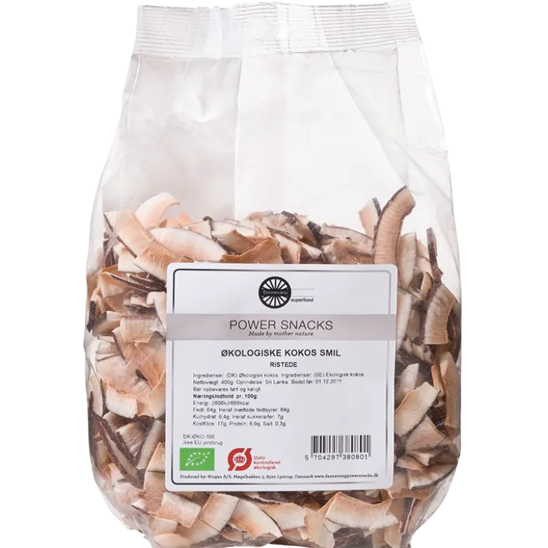 Dannevang Kokos Smil Ristede Ø (400 g)