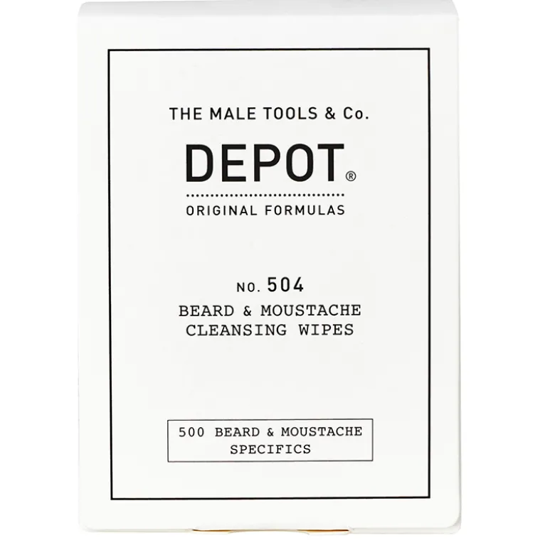 Depot No. 504 Beard Cleansing Wipes 12 stk.