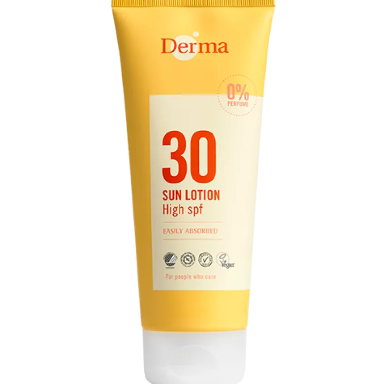 Derma Sun Sollotion Høj SPF 30 (200 ml)