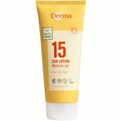 Derma Sun Sollotion Mellem SPF 15 (200 ml)