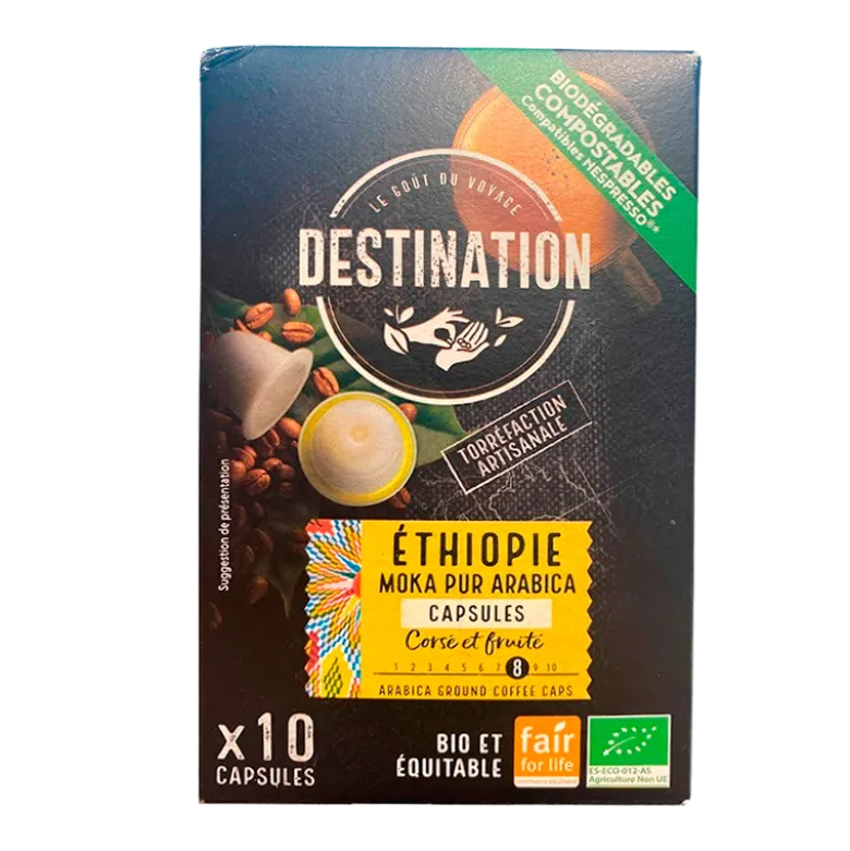 Destination Ethiopie Araabica kaffekapsler Ø (10 stk)