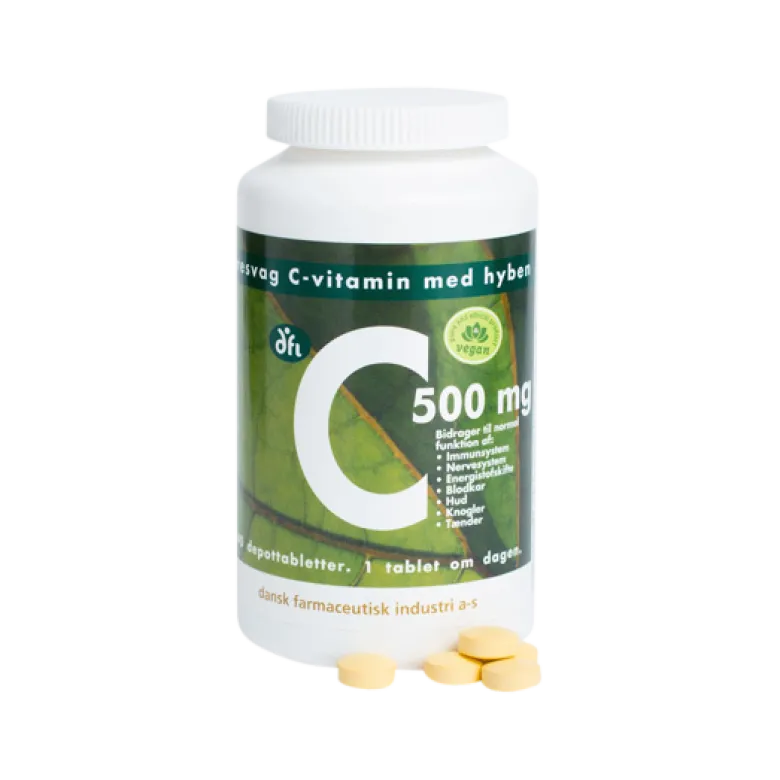 DFI C 500 mg med Hyben (240 depottabletter)